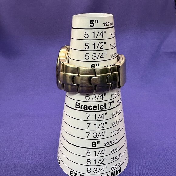 Massimo Indigo Blue Silver-Tone Quartz Watch.  Fresh Battery. - Picture 12 of 15